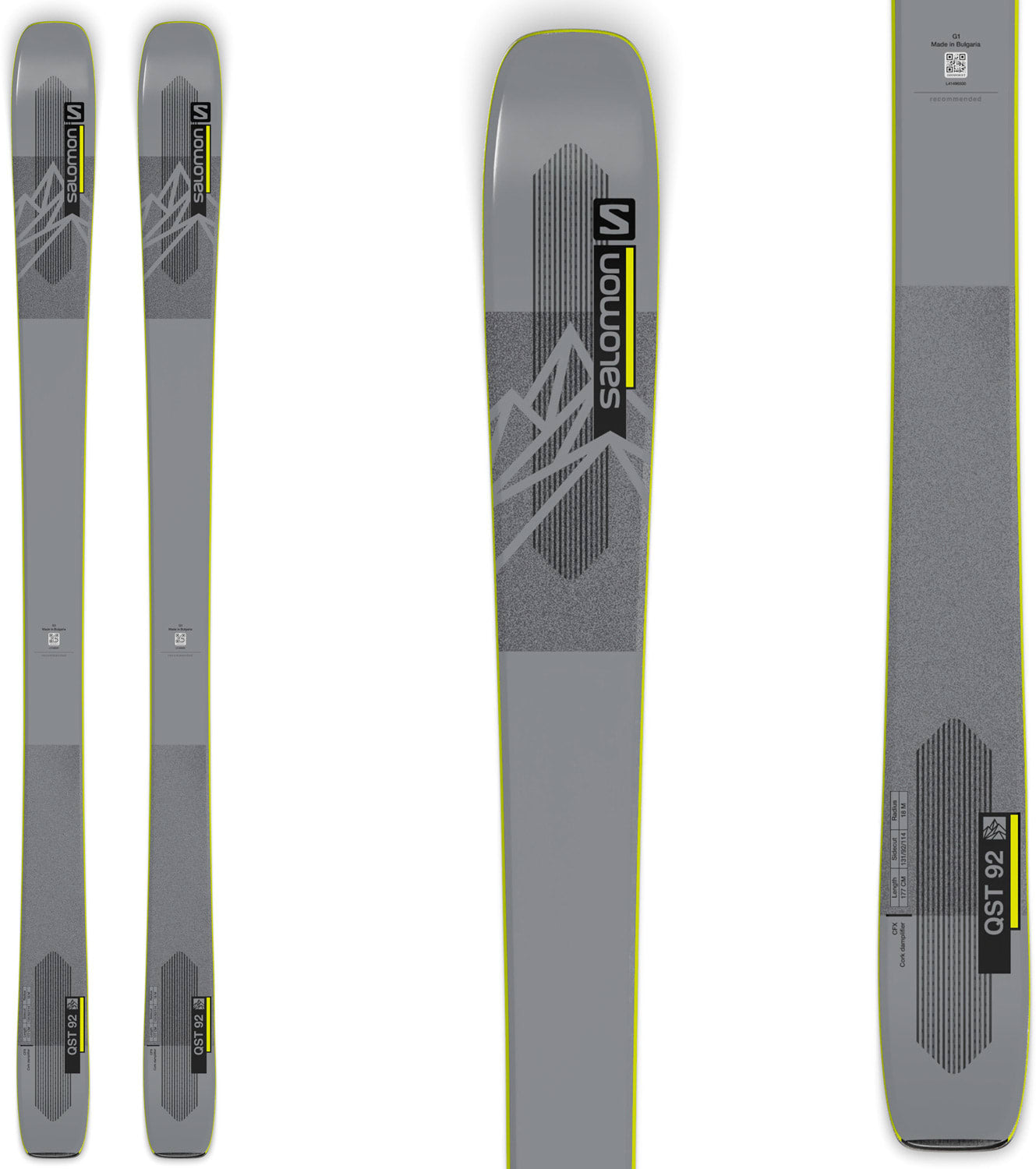 The Best Choice for All the people Salomon QST 92 Mens Skis 2022